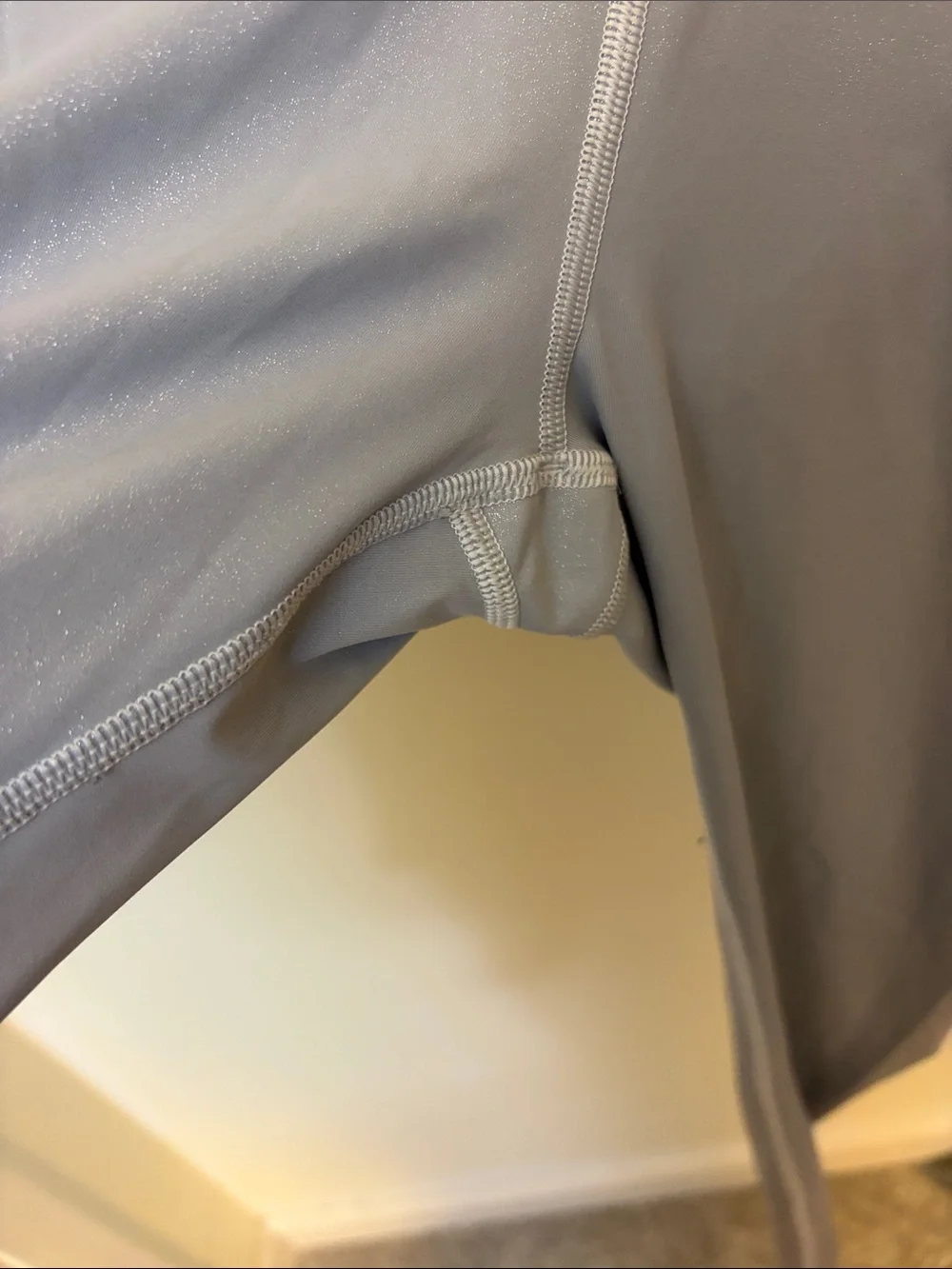 Gray High-Waist Active Leggings